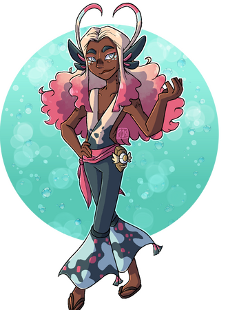 Full Body ($15) + Clean Lines ($10) + Cel Shading ($10) + Simple Background ($5) = $40 USD