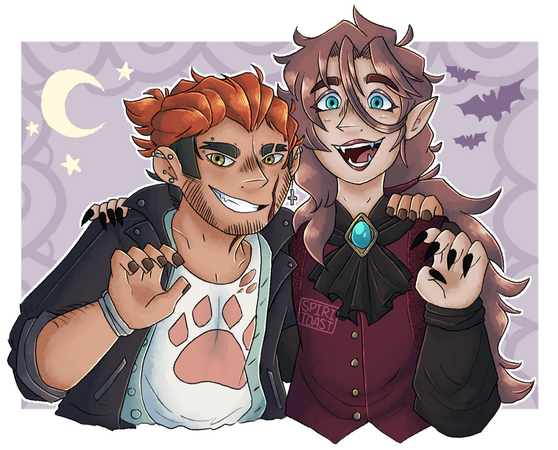 Half Body ($10) + Clean Lines ($10) + Full Render ($15) + Pattern Background ($5) + Extra Character Cost ($17.5) = $57.50 USD